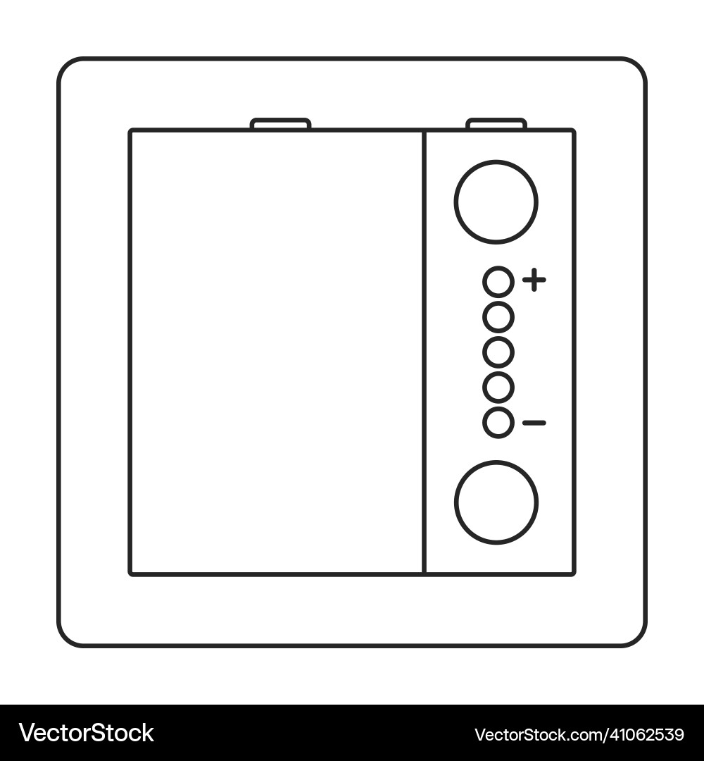Socket of switch iconoutline icon Vector Image