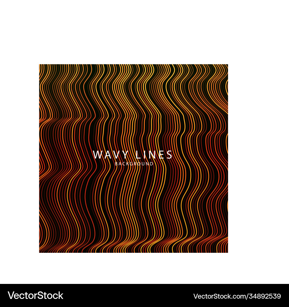 Wave lines pattern an abstract stripe background Vector Image