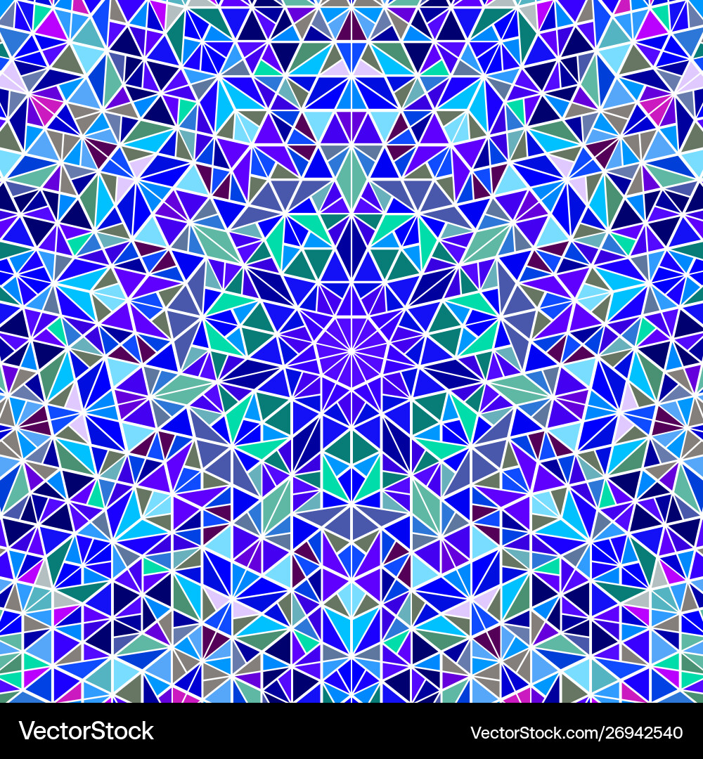 Abstract colorful dynamic round triangle mosaic vector image