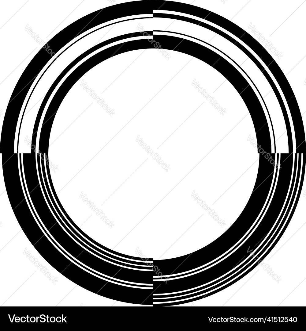 Abstract gui ui geometric circle element Abstract gui ui geometric circle element vector image
