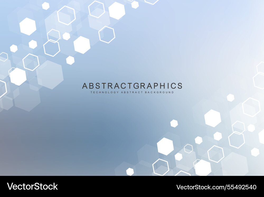 Modern science background with lines dots Modern science background with lines dots vector image