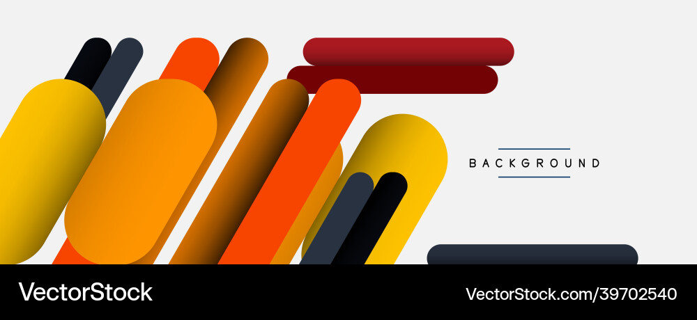 Overlapping round shapes and lines background Overlapping round shapes and lines background vector image