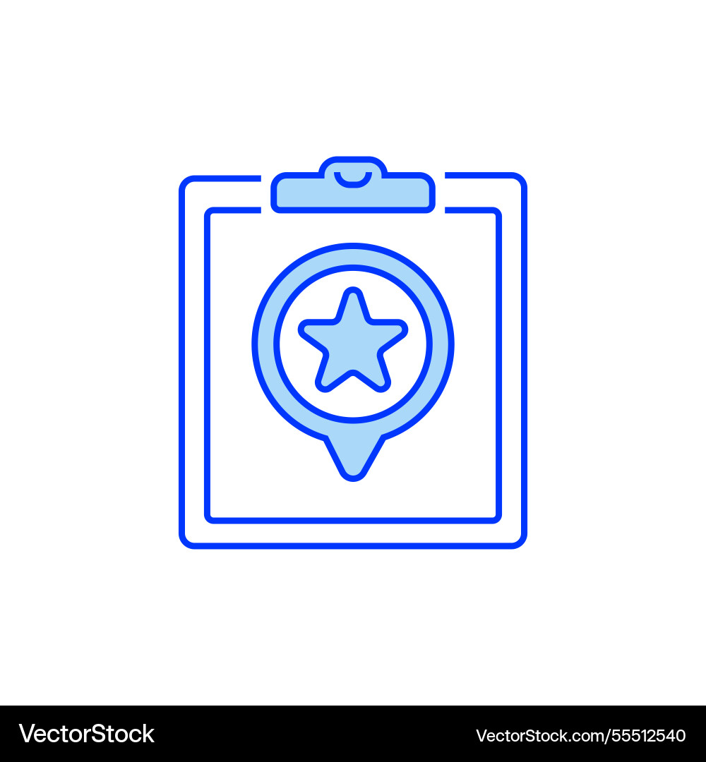 Priority tasks filled line icon linear style sign Priority tasks filled line icon linear style sign vector image