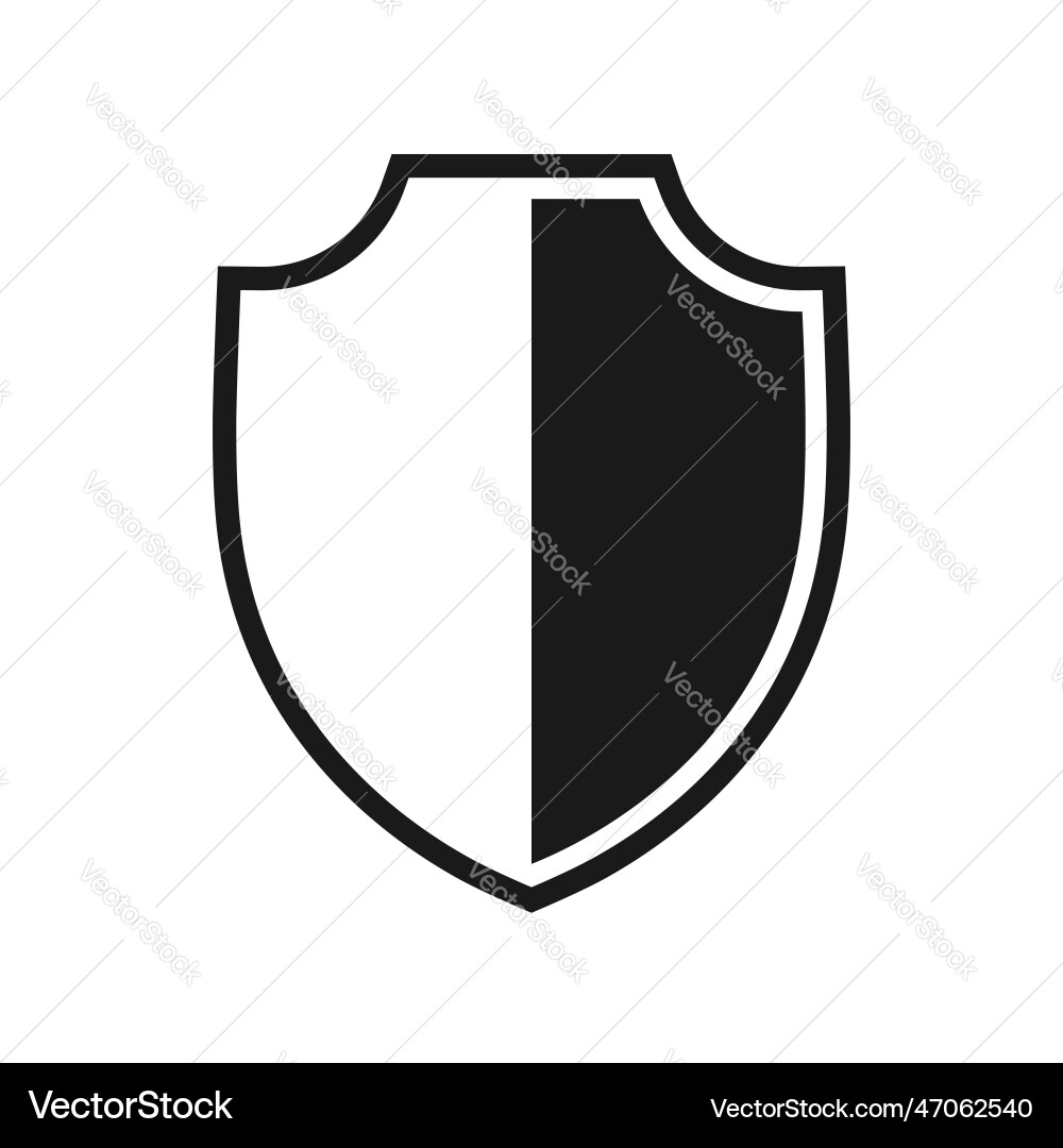 Shield pattern vector image