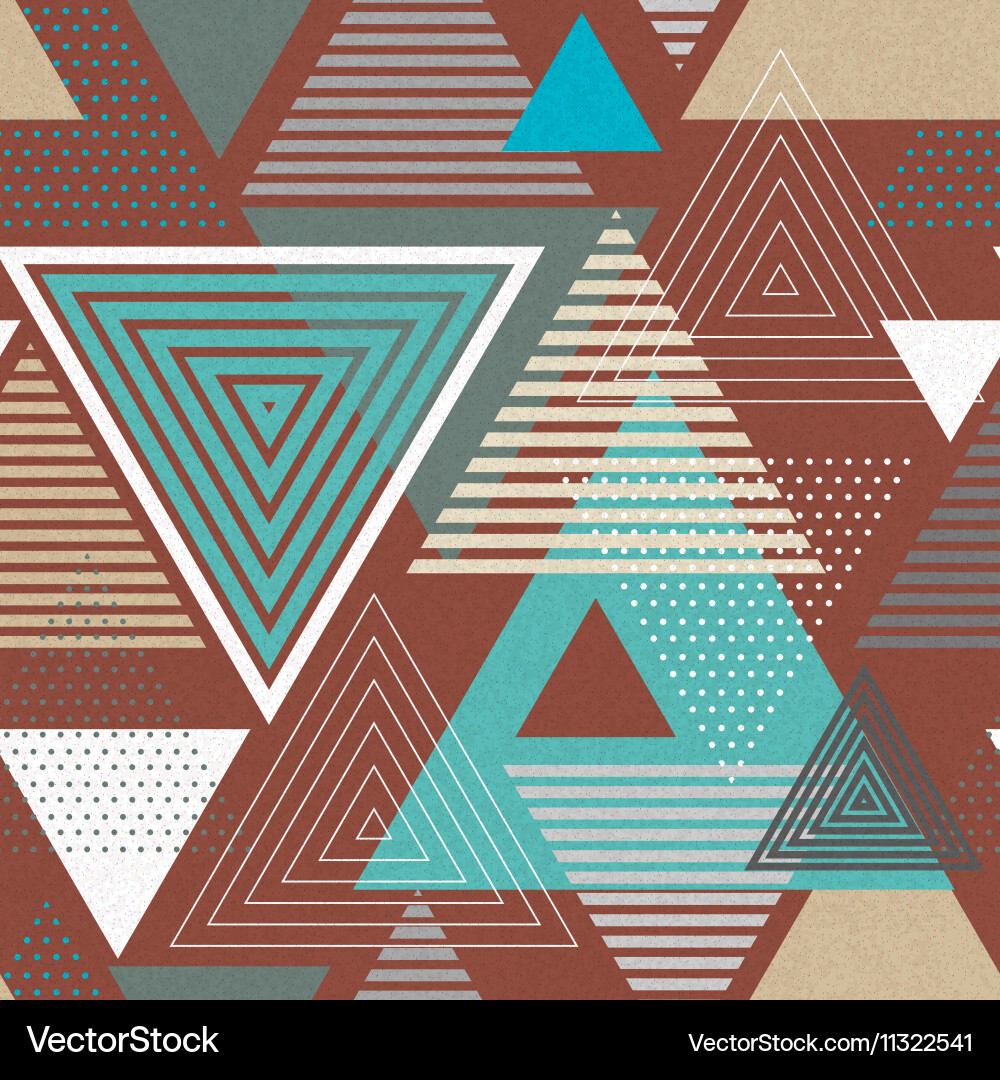 Abstract hipster polygon triangle background Vector Image