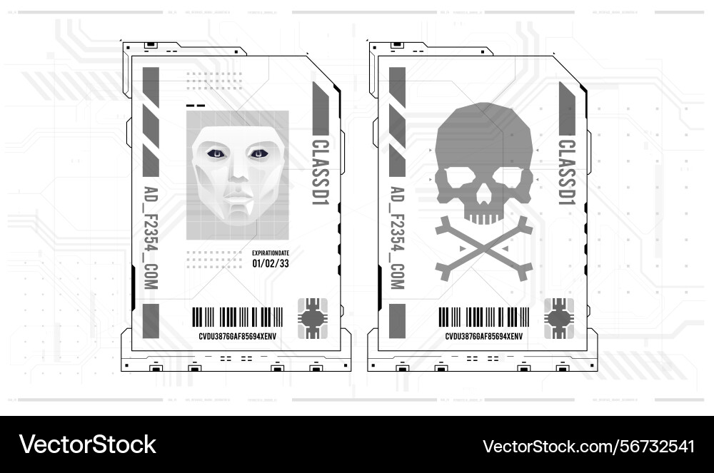 Ai artificial intelligence conceptual layout Ai artificial intelligence conceptual layout vector image