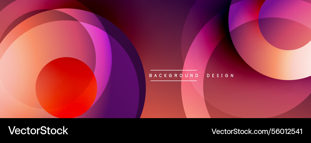 Background design with overlapping circular Background design with overlapping circular vector image
