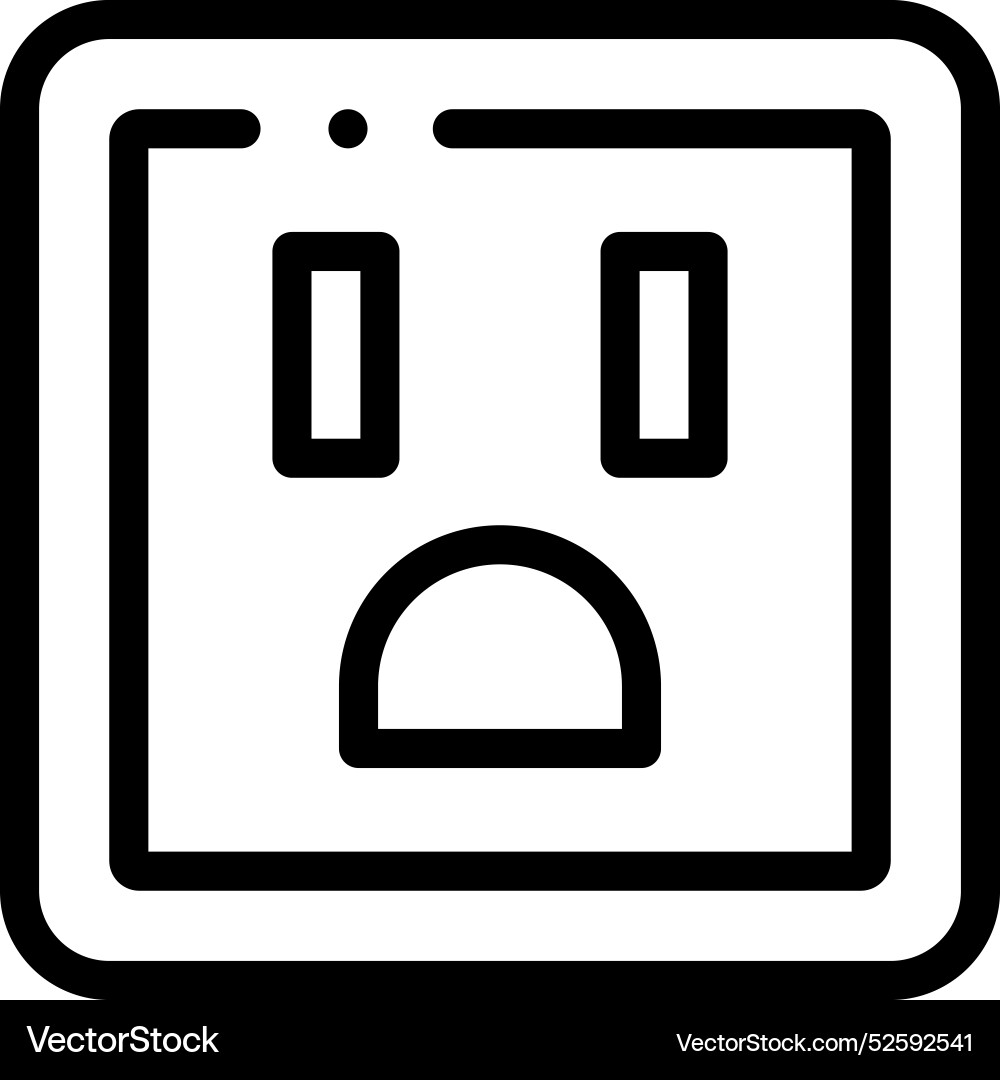 Connection icon thin linear style design isolated Connection icon thin linear style design isolated Vector Image