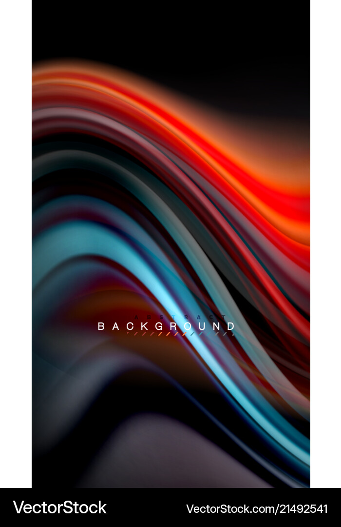 Fluid colors abstract background twisted liquid Fluid colors abstract background twisted liquid vector image