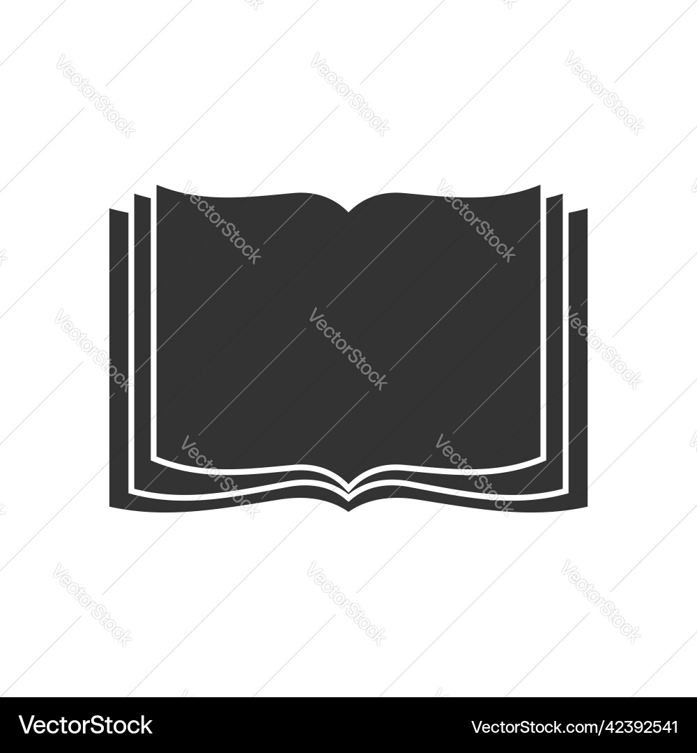 Image of a book scroll and manuscript vector image