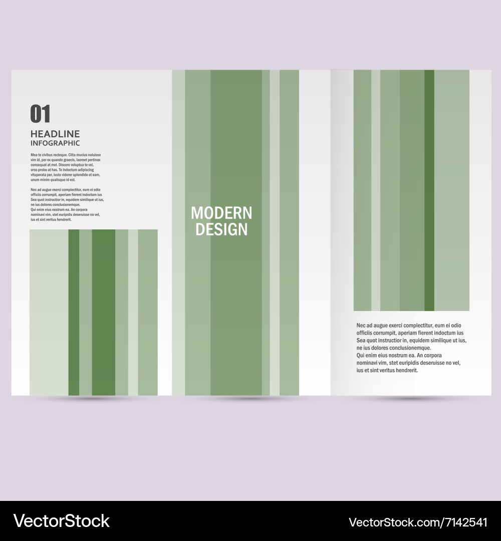 Pattern line abstract design in a4 modern vector image
