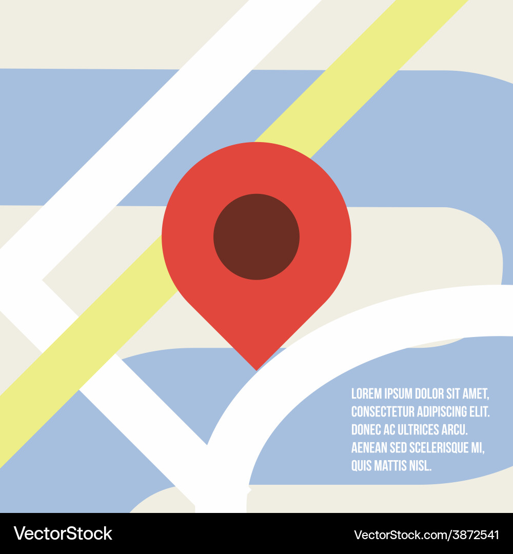 Pointer Icon - Navigation Marker Vektorbild