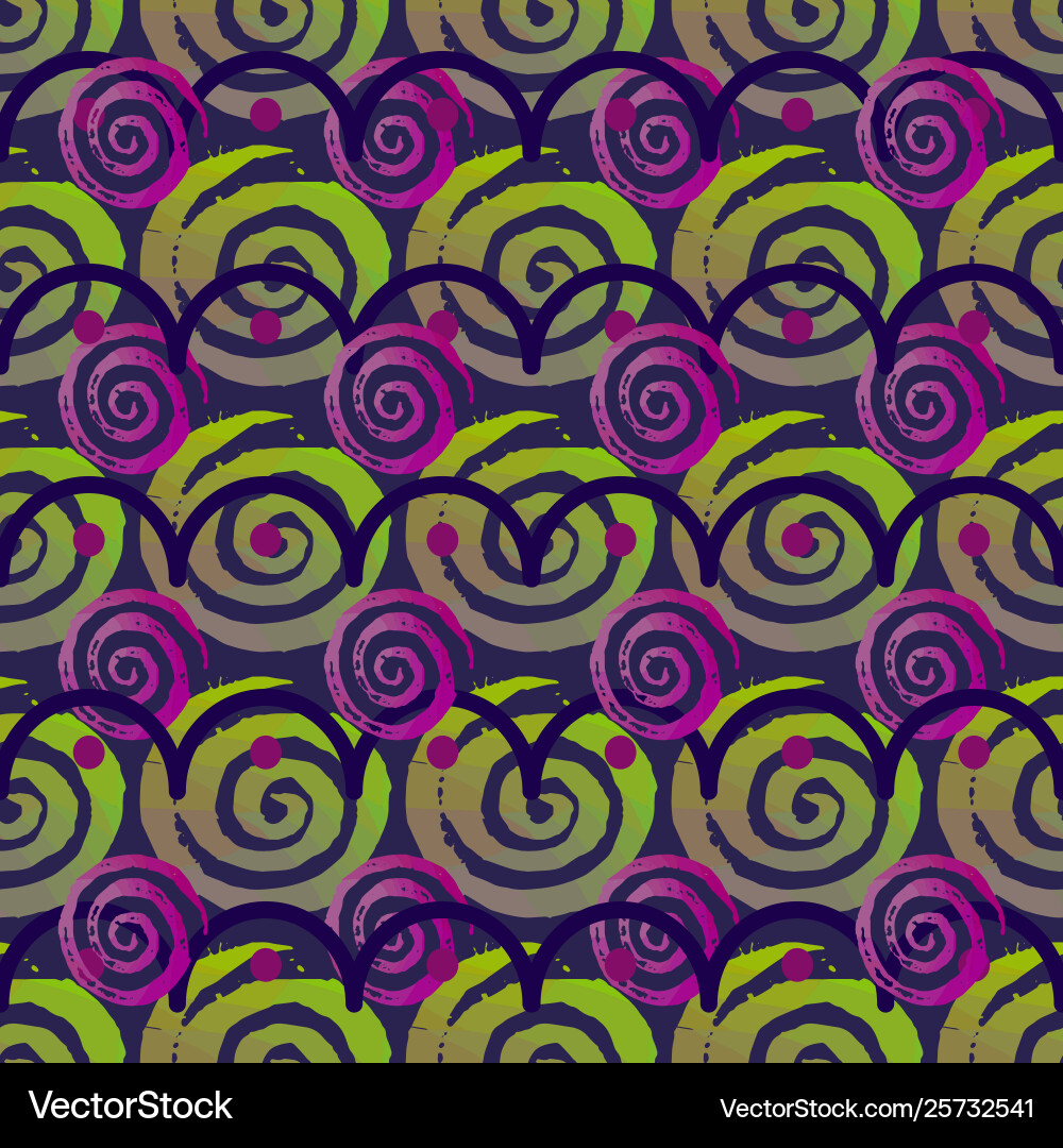 Seamless pattern with textured triangles Seamless pattern with textured triangles vector image