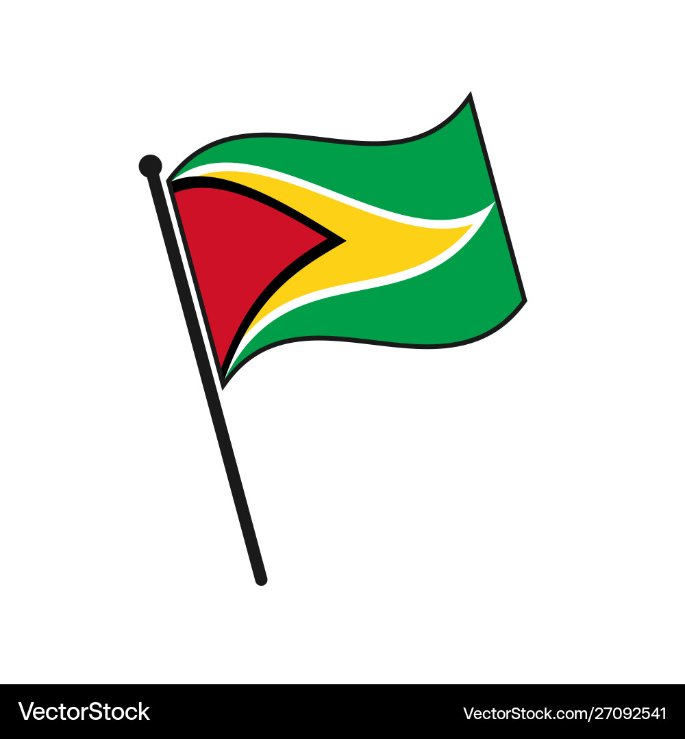 Simple flag isolated Simple flag isolated vector image