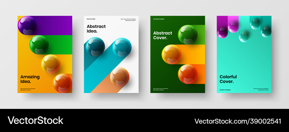 Simple pamphlet design concept composition Simple pamphlet design concept composition vector image