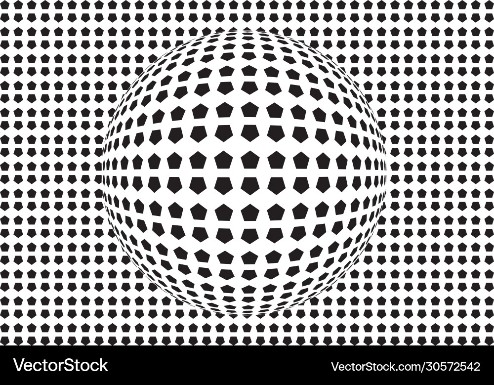 A distorted pattern vector image