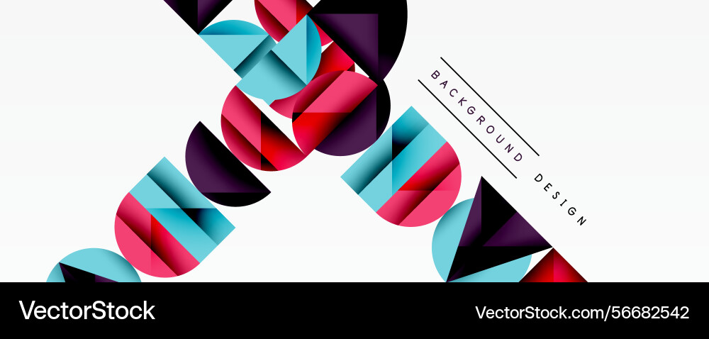 Abstract geometric pattern overlapping circles Abstract geometric pattern overlapping circles vector image