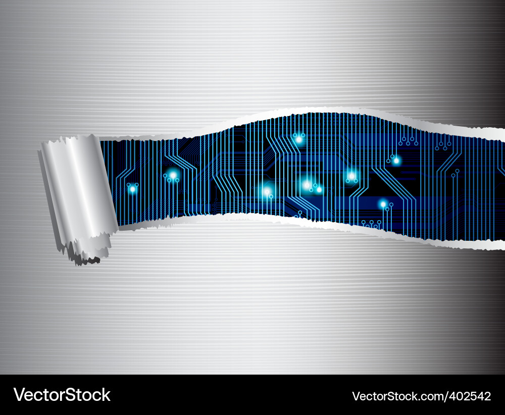 Circuit Board Background Vector Image