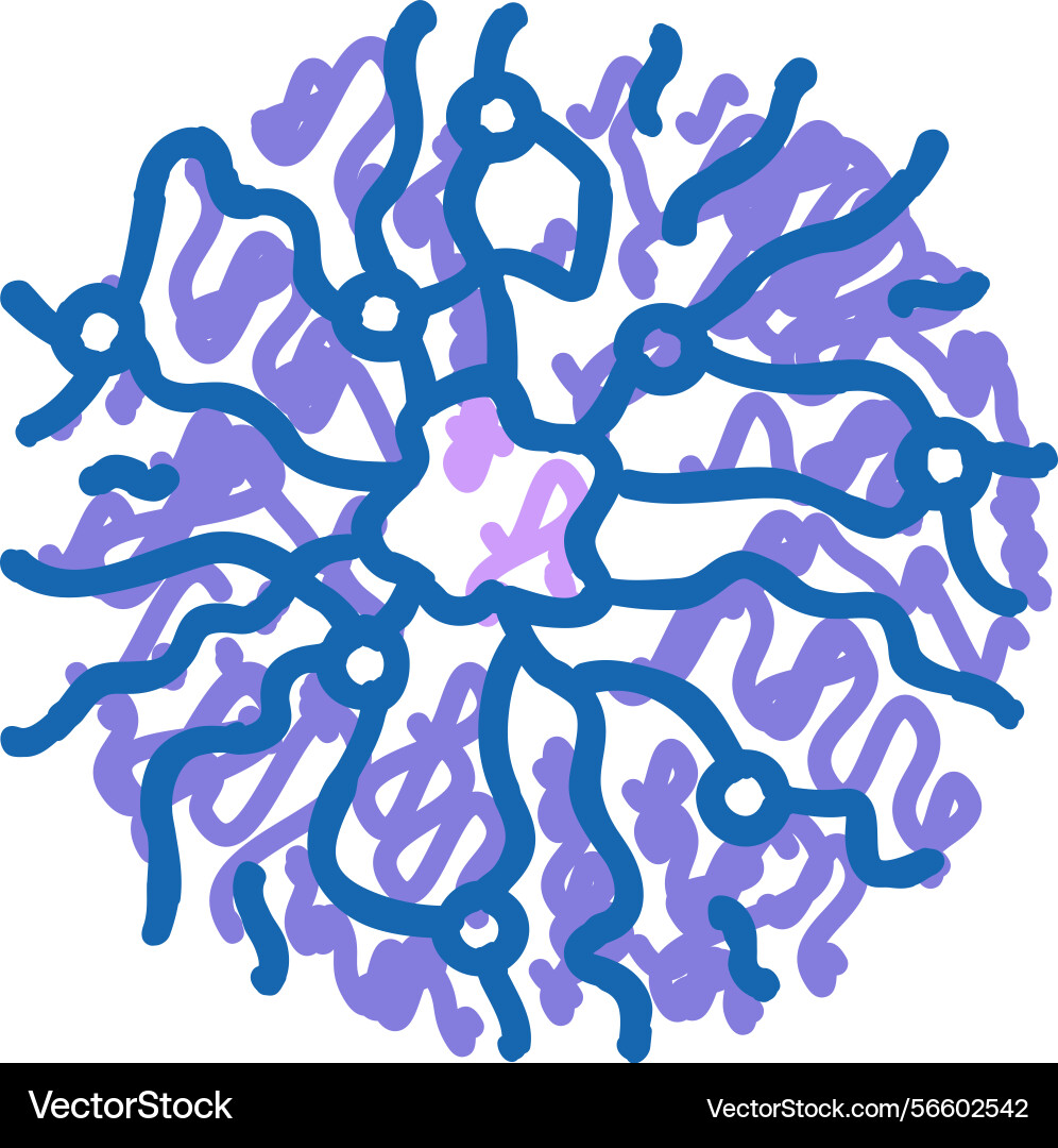 Dark energy unsolved mystery icon doodle Vector Image