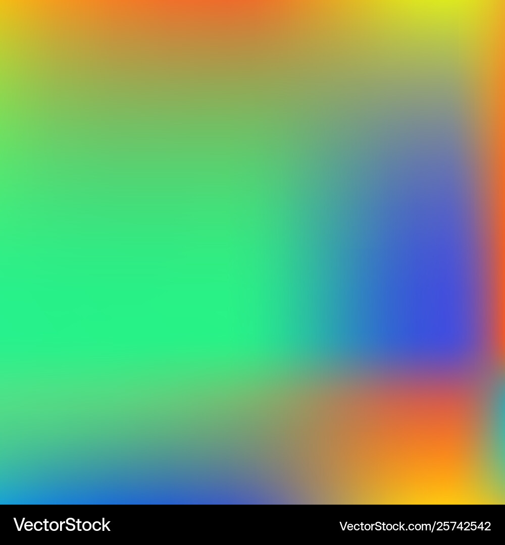 Gradient mesh painted in different colors vector image