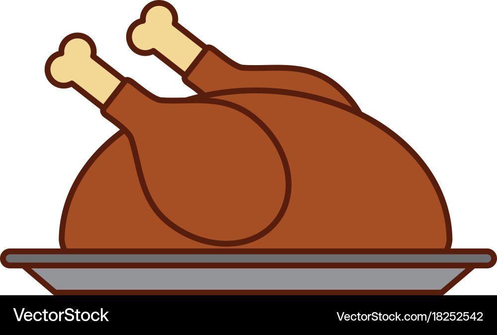 Türkei Abendessen Cartoon traditionelles Essen vektorbild