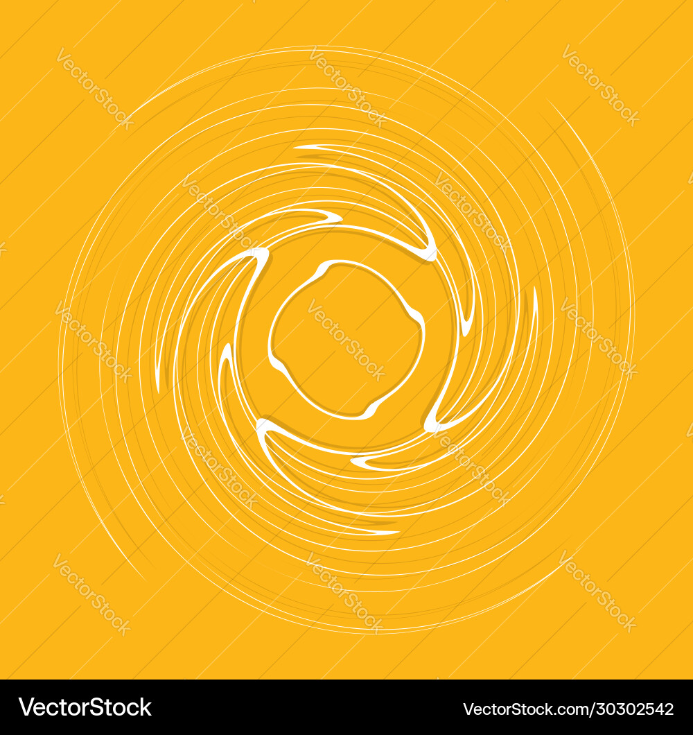 White helical spiraling curl and curly shape Vector Image