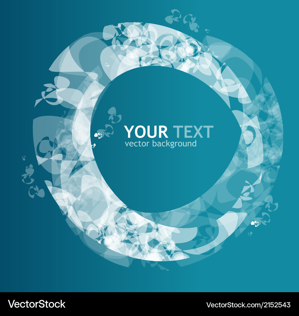 Abstract geometric template for text vector image