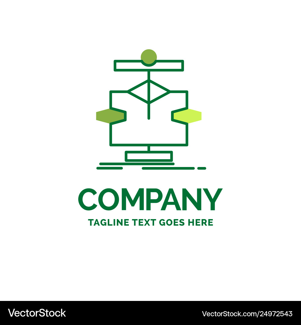 Algorithm chart data diagram flow flat business Algorithm chart data diagram flow flat business vector image