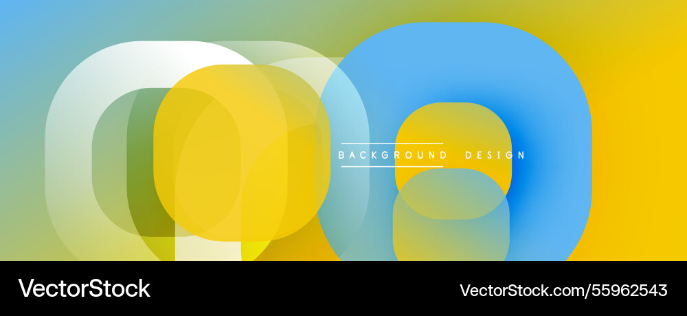Circular abstract design with overlapping Circular abstract design with overlapping vector image