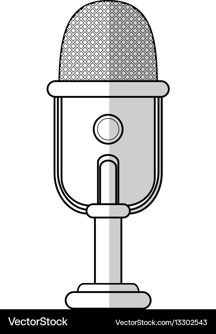 Microphone icon image Vector Image
