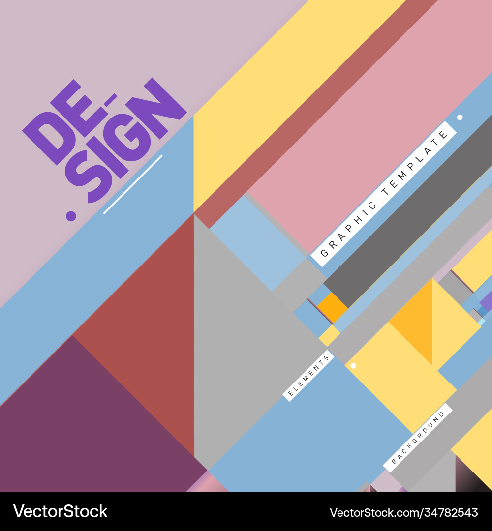 Modern colorful background material design Vector Image