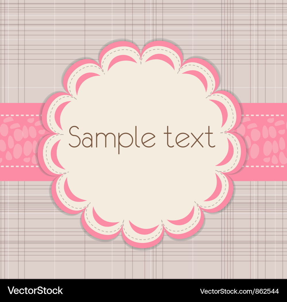Abstract frame vector image