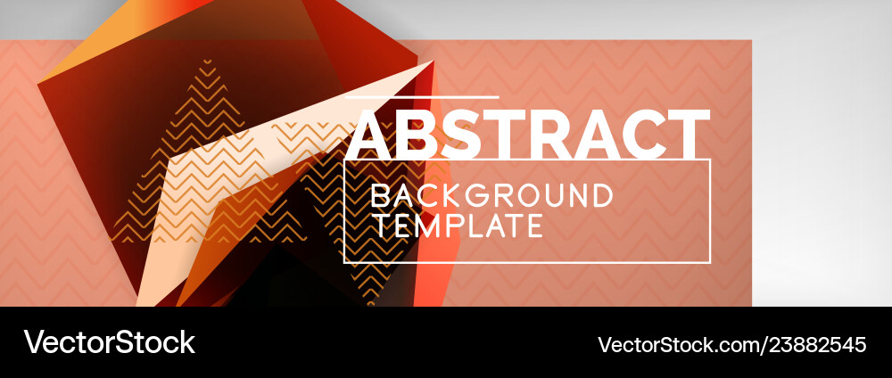 Dark color geometric abstract background 3d Vector Image
