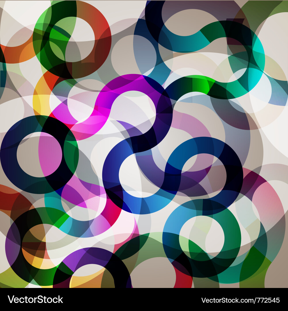 Dynamic Abstract Circles Vector Image
