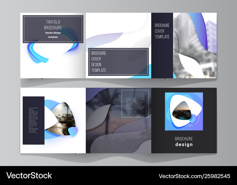 Minimal editable layout square Minimal editable layout square vector image
