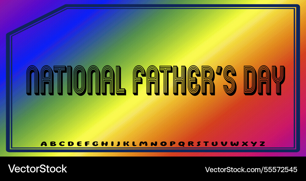 Text effects with editable colors and abstract Vector Image