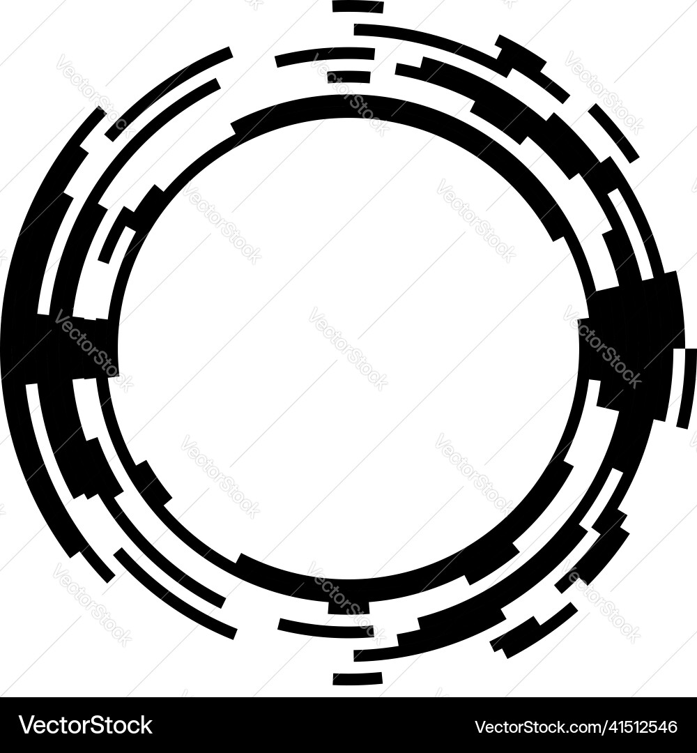 Abstract gui ui geometric circle element Abstract gui ui geometric circle element vector image