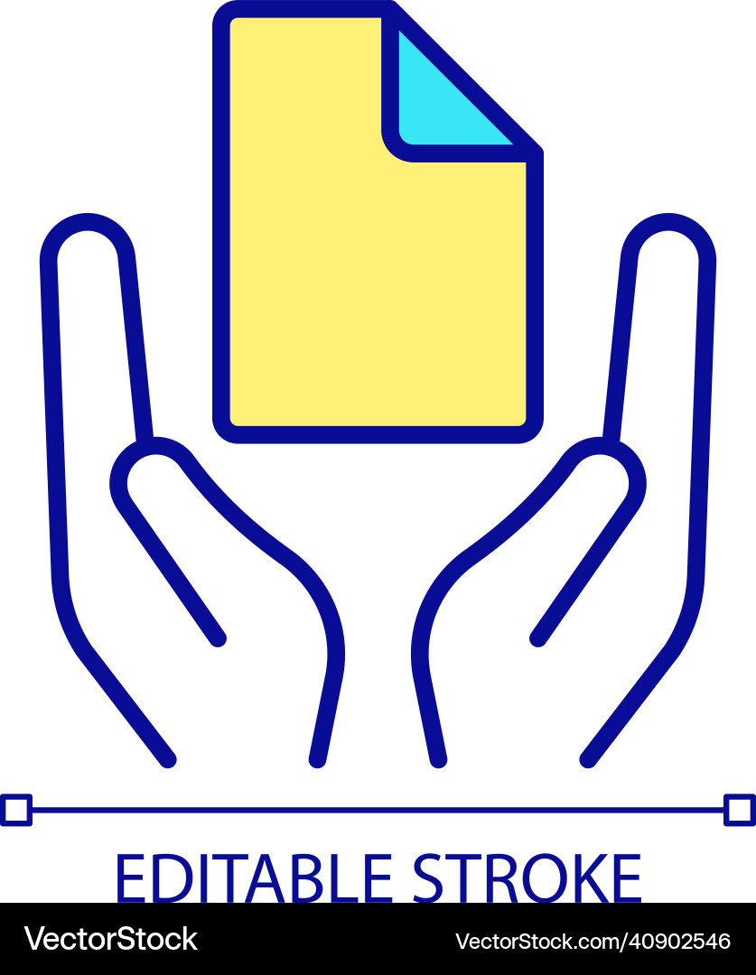 Data backup rgb color icon Data backup rgb color icon vector image