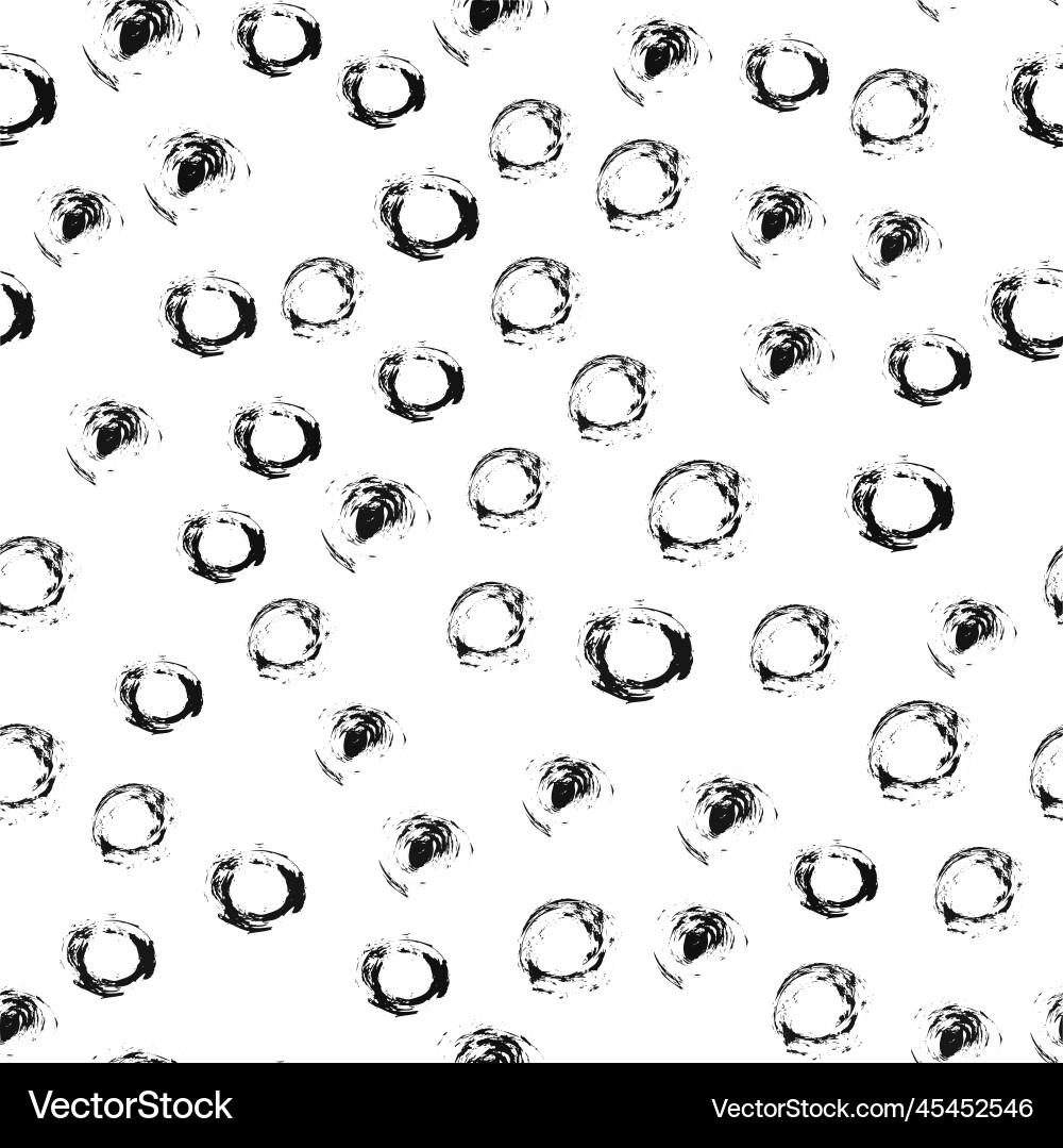 Rings circles grunge texture on a white Rings circles grunge texture on a white vector image