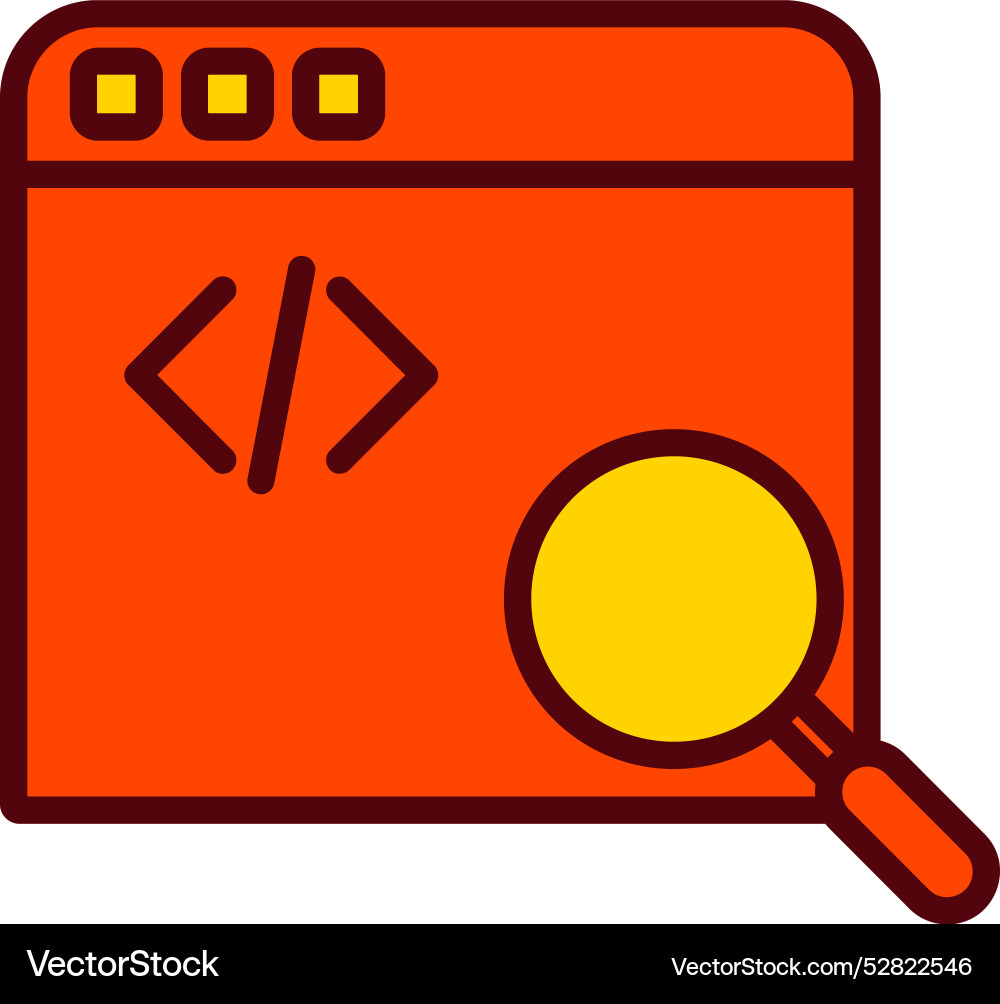 Web development icon design Vector Image