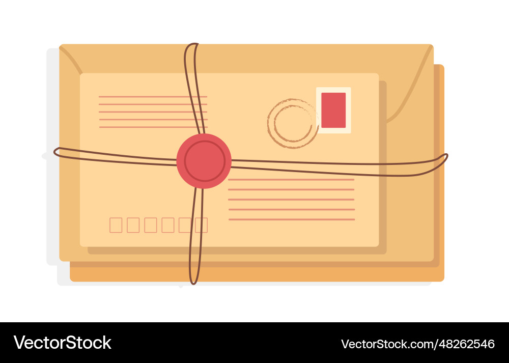 Writing object letter concept Writing object letter concept vector image