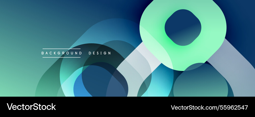 Abstract background with layered translucent Vector Image