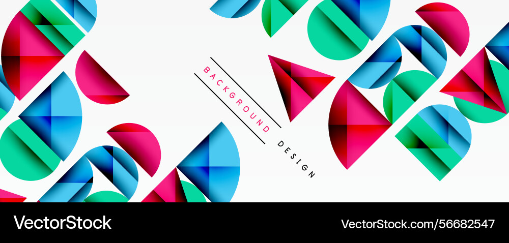 Abstract geometric shapes overlap creating Abstract geometric shapes overlap creating vector image