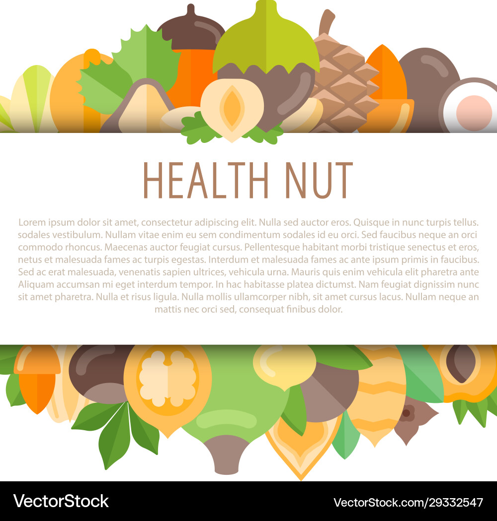 Frame with nuts Frame with nuts vector image