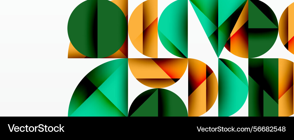 Abstract geometric shapes overlap creating Abstract geometric shapes overlap creating Vector Image