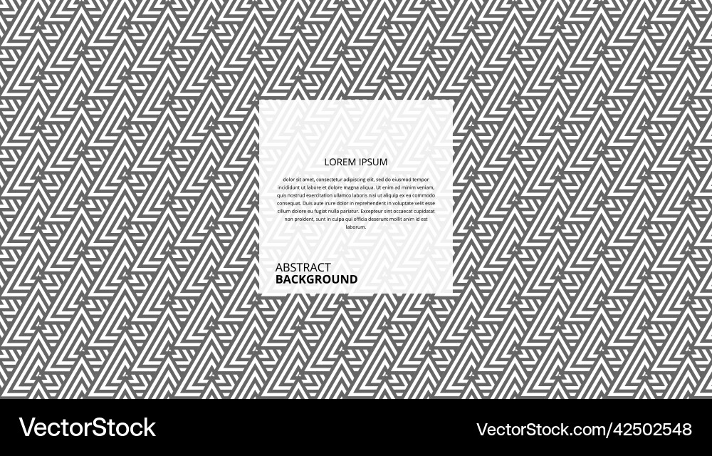 Abstract seamless diagonal triangle lines pattern Vector Image