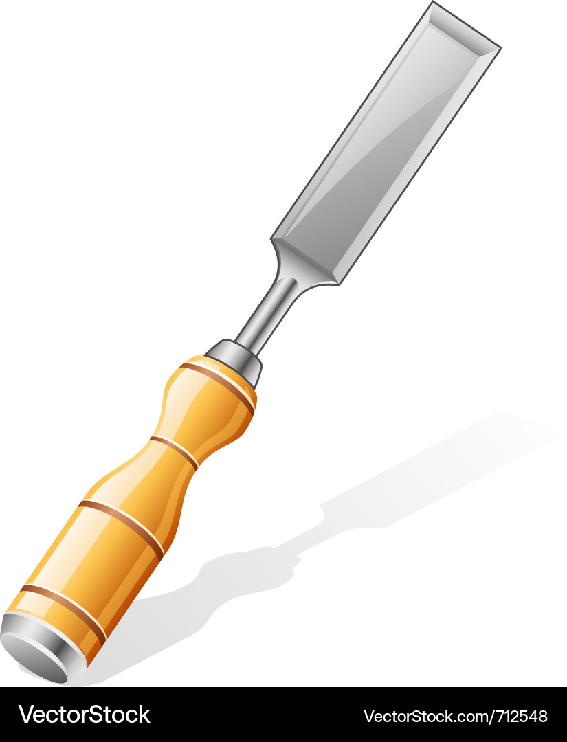 Chisel Tool vector image