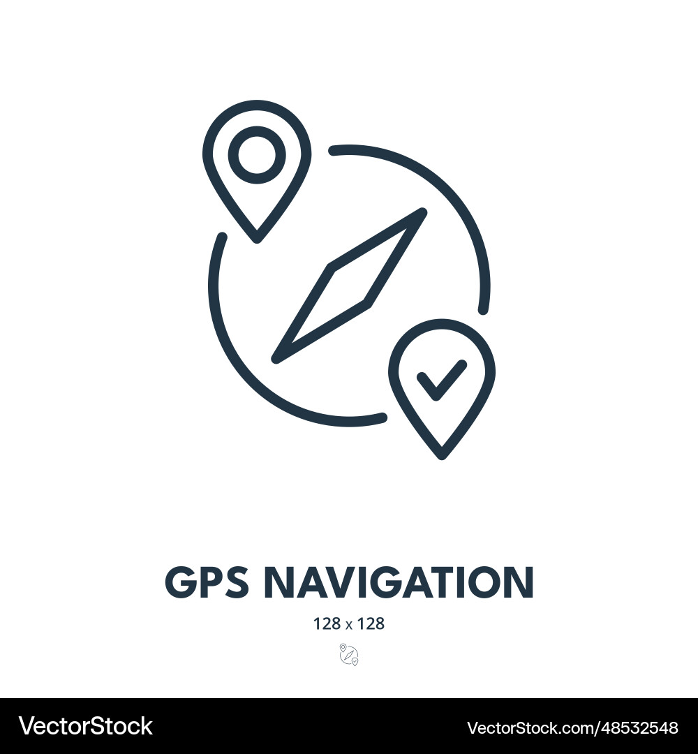 Gps navigation icon location position pin Gps navigation icon location position pin vector image