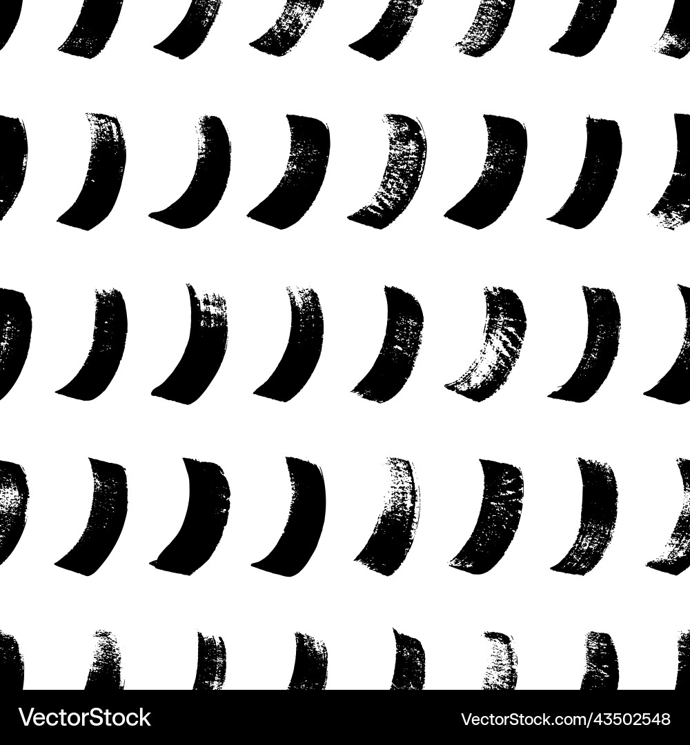 Halved circles in a row seamless pattern Vector Image