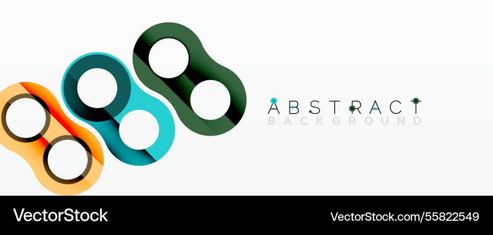 Abstract circle element composition vector image
